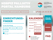 Tablet Screenshot of koordinierungsstelle-hospiz.de